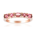 Pinkfarbener Turmalin-Silberring