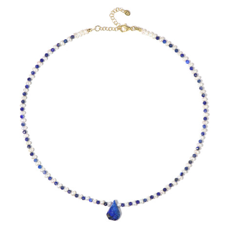 Lapis Lazuli Silver Necklace