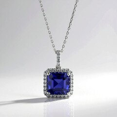Collana in oro con Tanzanite AAA