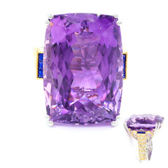 Amethyst-Silberring (Gems en Vogue)