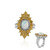 Anello in argento con Opale di Welo (Dallas Prince Designs)