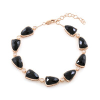 Brazalete en plata con Ónix negro (KM by Juwelo)