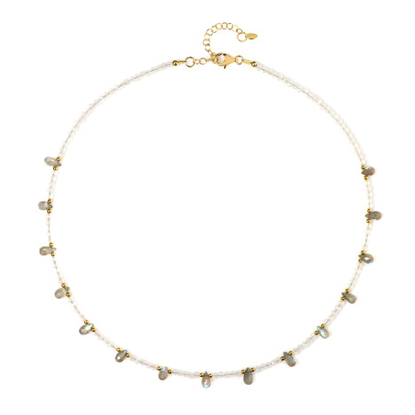 Labradorite Silver Necklace