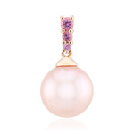 Zilveren hanger met een paarse Ming parel (TPC)