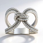 Anello in argento con Diamante I3 (I)