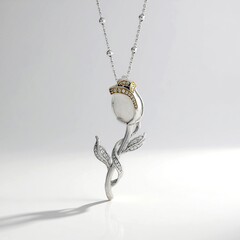 Collana in argento con Zircone