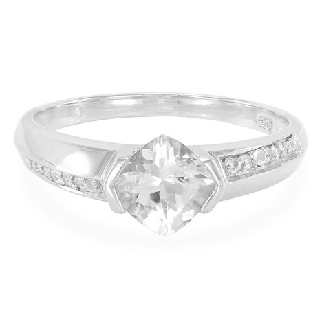 Anillo en plata con Goshenita