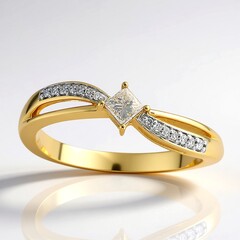 Anello in oro con Diamante Cognac d'Argyle I3 (Mark Tremonti)
