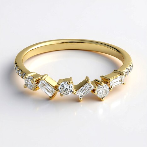 Anello in oro con Diamante SI1 (H) (CIRARI)