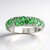 Anello in argento con Tsavorite AAA del Kenia
