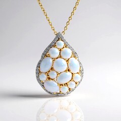 Collana in argento con Opale di Welo