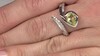 Anillo en plata con Cuarzo del Ouro Verde