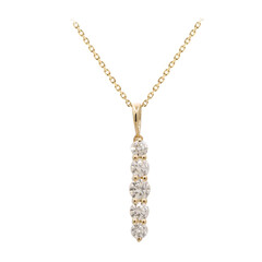 Collier en or et Diamant SI1 (H) (CIRARI)