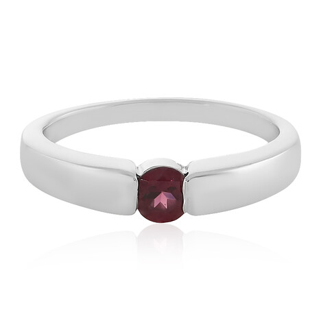 Anello in argento con Rodolite
