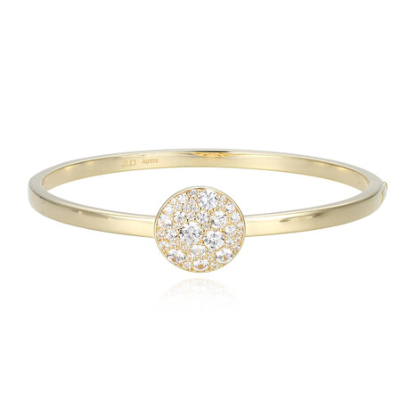 Zircon Silver Bangle (Adela Silber)