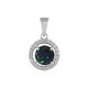 Pendentif en argent et Opale Mezezo