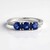 Anello in argento con Cianite del Nepal