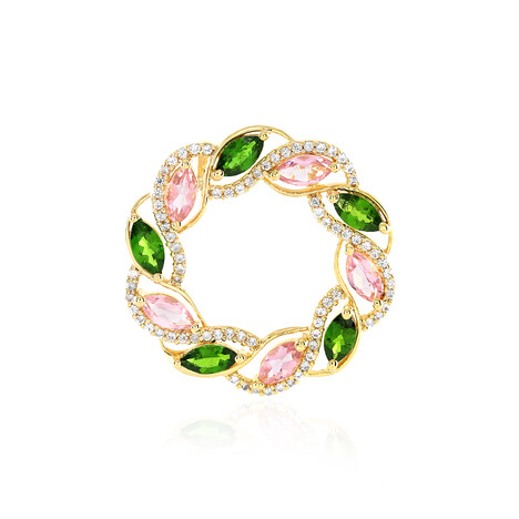 Edelstein-Silberanhänger