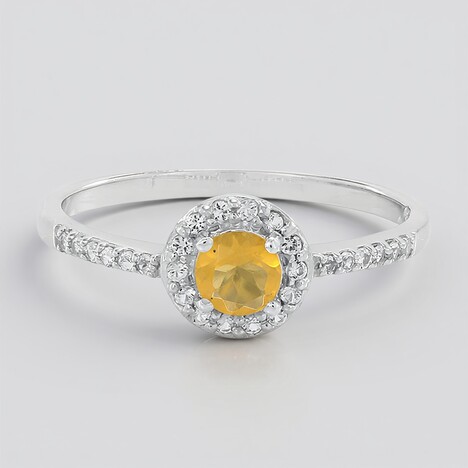 Bague en argent et Opale de Feu