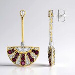 Orecchini in argento con Zircone (Gems en Vogue)