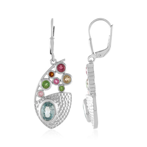 Edelstein-Silberohrringe (MONOSONO COLLECTION)