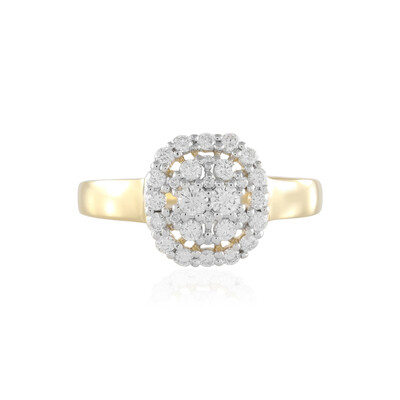 9K SI2 (H) Diamond Gold Ring (de Melo)