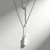 Collana in argento con Quarzo Bianco