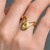 9K Australian Golden Beryl Gold Ring