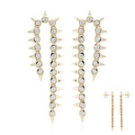 VS1 (G) Diamond Silver Earrings (Annette)