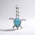 Ciondolo in argento con Larimar
