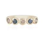 Gouden ring met I2 Bruine Diamanten (SUHANA)