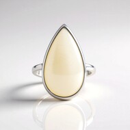 Bague en argent et Nacre (MONOSONO COLLECTION)