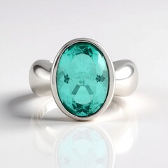 Anello in argento con Quarzo color paraiba