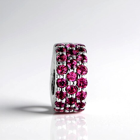 Ciondolo in argento con Rodolite (MONOSONO COLLECTION)