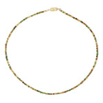 Collana in argento con Tormalina Verde Brasiliana (Adela Silber)