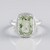 Anello in argento con Ametista Verde