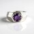 Anello in argento con Ametista del Marocco (de Melo)