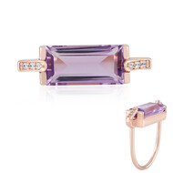 Anello in argento con Ametista Rose de France