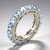 Anello in argento con Topazio Blu Cielo