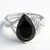 Anello in argento con Spinello Nero