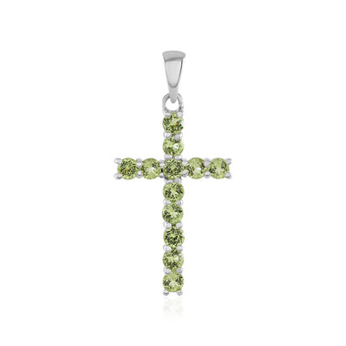Colgante en plata con Peridoto