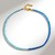 Collana in argento con Apatite Blu Neon
