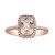 10K Morganite Gold Ring