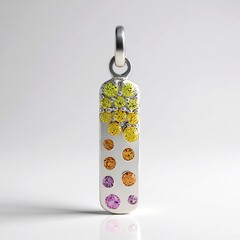 Ciondolo in argento con Zaffiro Giallo (Adela Silber)