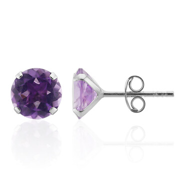 Amethyst-Silberohrringe