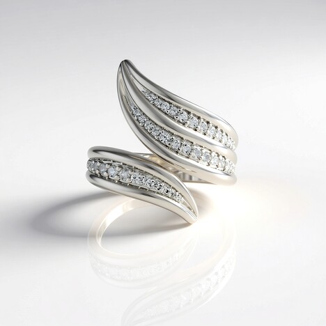 Anello in argento con Zircone (de Melo Essence)