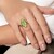 Bague en argent et Péridot