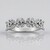 Anello in argento con Diamante Champagne I2