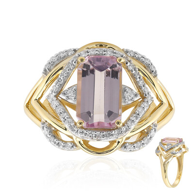 Anello in oro con Kunzite Brasiliana (Rifkind 1894 Collection)