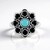 Anello in argento con Turchese Sleeping Beauty (Desert Chic)